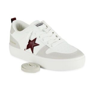 VINTAGE HAVANA Dakota Star Mixed Media Low Top Sneakers